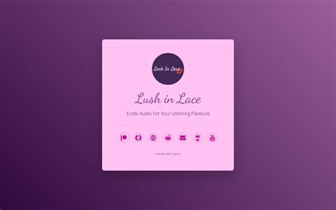 lush in lace literotica|Literotica The Podcast Presents LushinLace.